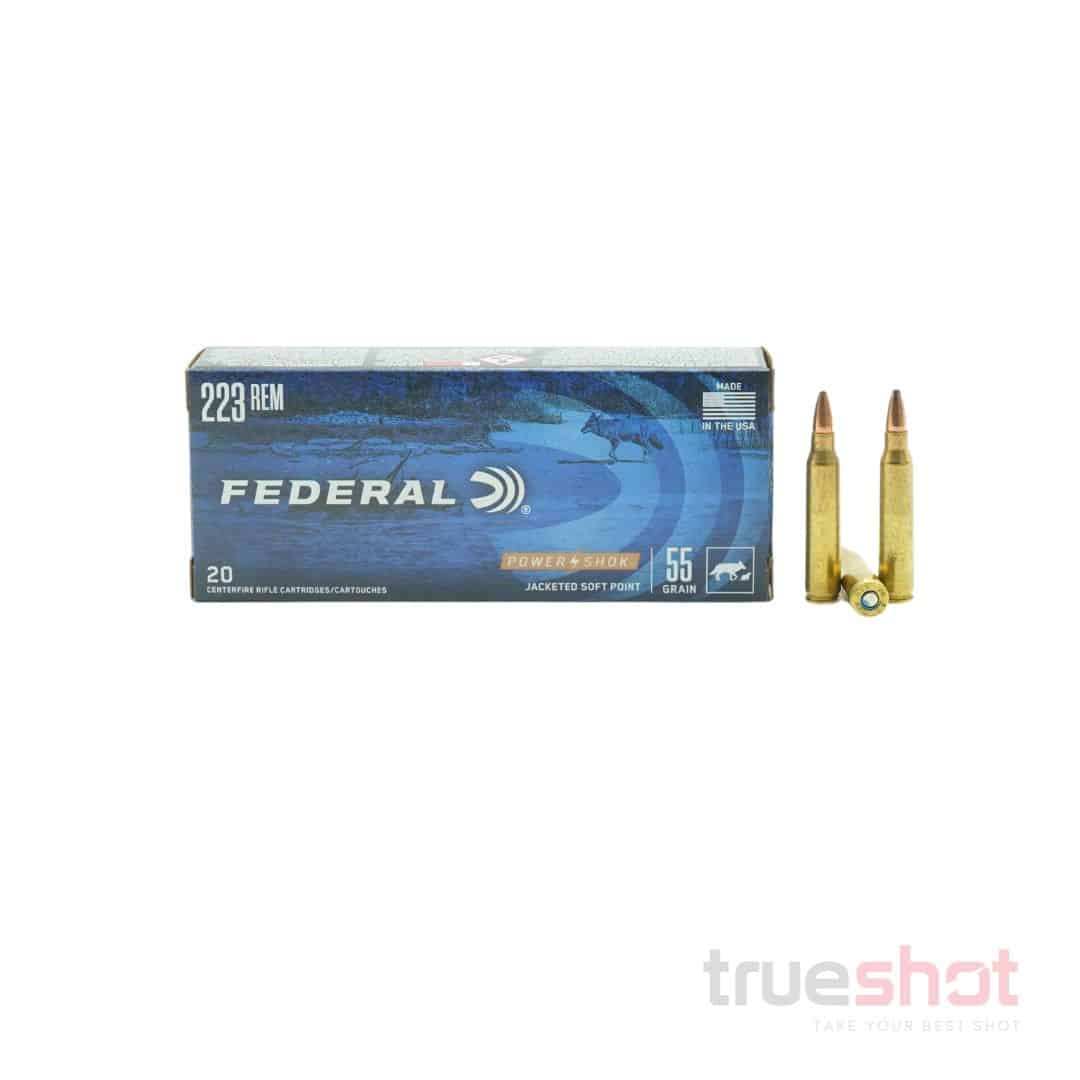 Federal - Power Shok - 223 Rem - 55 Grain - SP