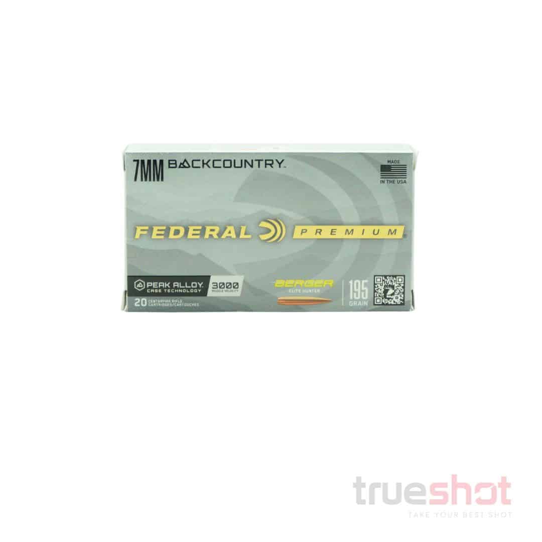 Federal - Premium - 7mm Backcountry - 195 Grain - BEH