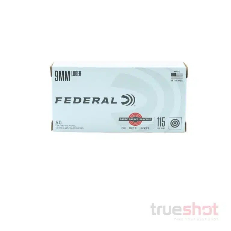 Federal - Range Target Practice - 9mm - 115 Grain - FMJ