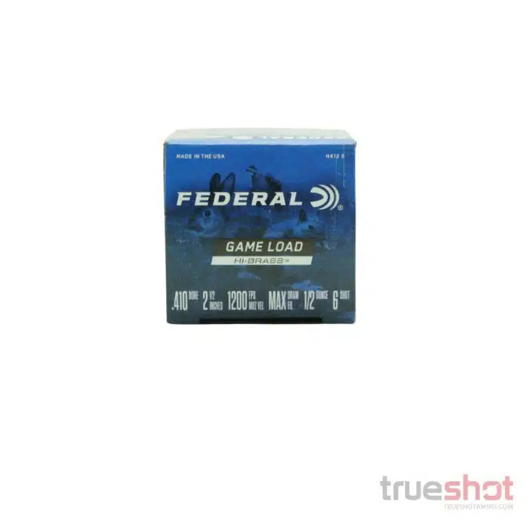 Federal - .410 Bore - #6 Shot - 2-1/2" - 1/2 oz. - 1200 FPS