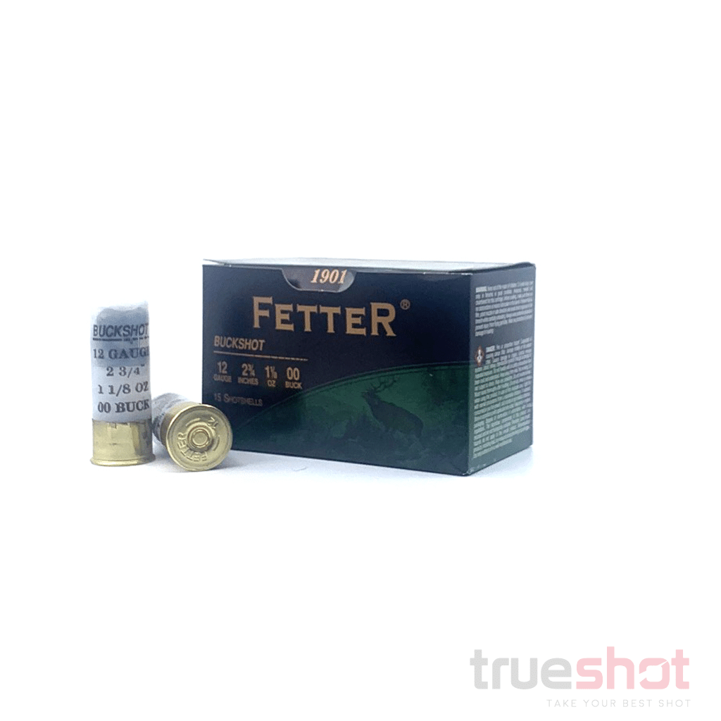 Fetter - 12 Gauge - #00 Buck Shot - 2.75" - 11/8 oz. - 1325 FPS