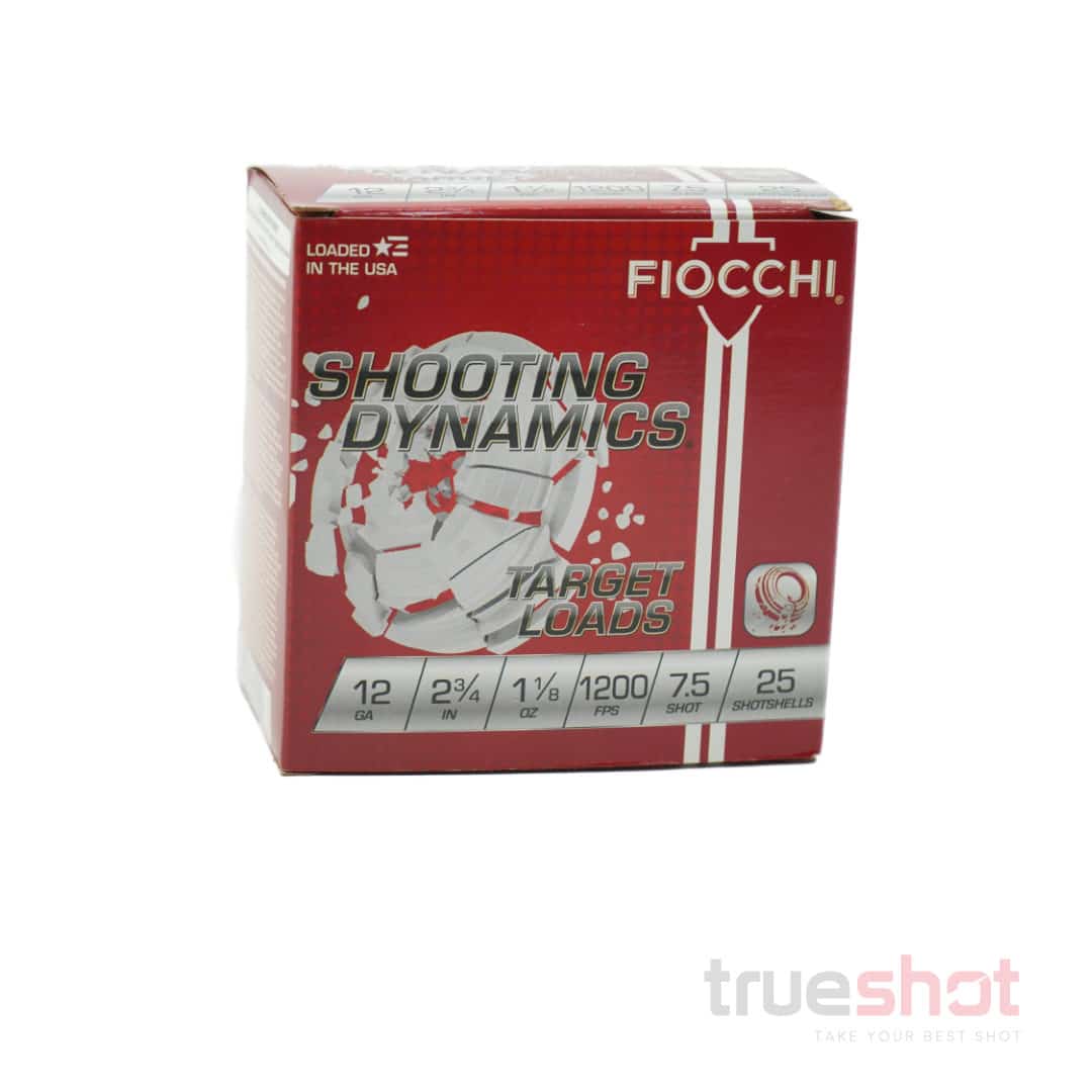 Fiocchi-12GA-#7.5 SHOT-2 3:4-1 1:8 OZ-1250 FPS