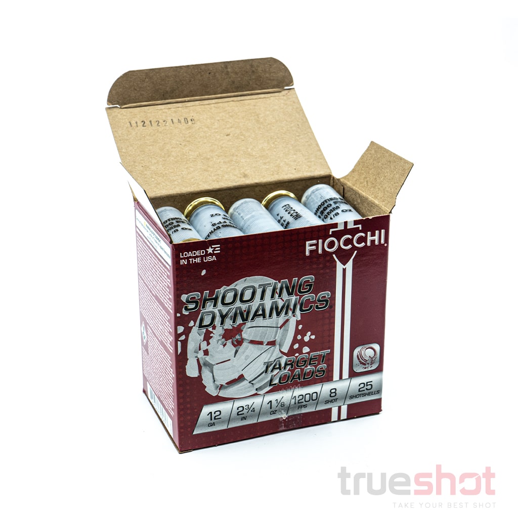 Fiocchi - Shooting Dynamics - 12 Gauge - #8 Shot - 2.75" - 1-1/8 oz. - 1200 FPS
