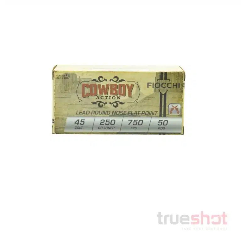 Fiocchi - Cowboy Action - 45 Long Colt - 250 Grain - LRNFP