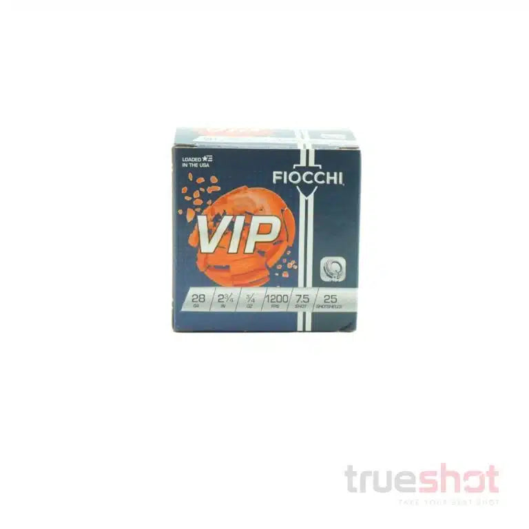Fiocchi - Exacta Target VIP - 28 Gauge - #7.5 Shot - 2.75" - 3/4 oz. - 1200 FPS
