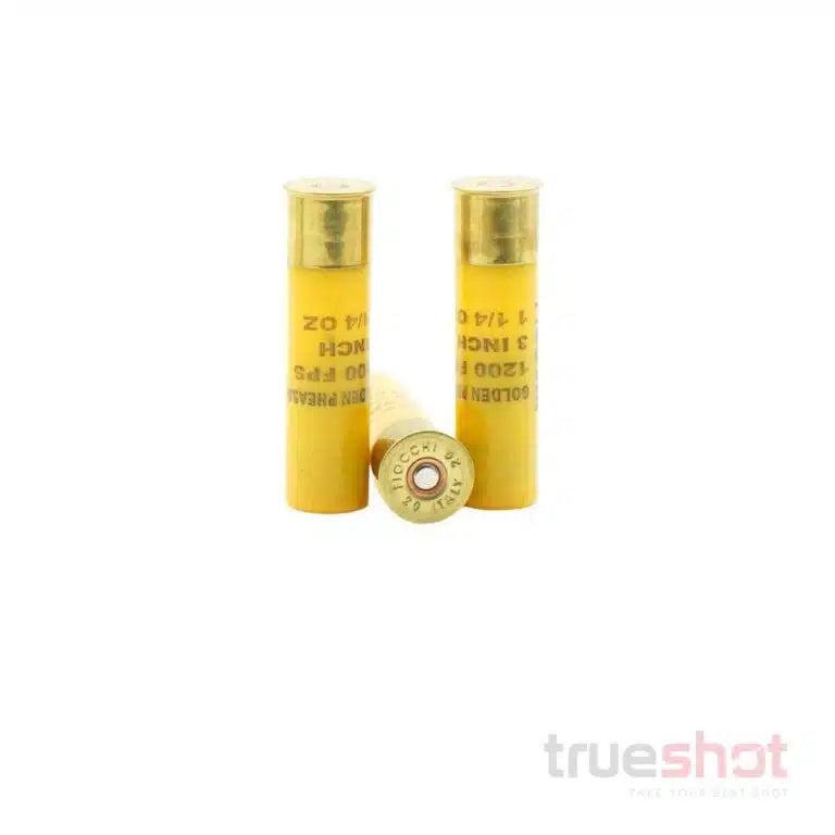 Fiocchi - Golden Pheasant Nickel Plated Lead - 20 Gauge - #5 Shot - 3" - 1-1/4 oz. - 1200 FPS