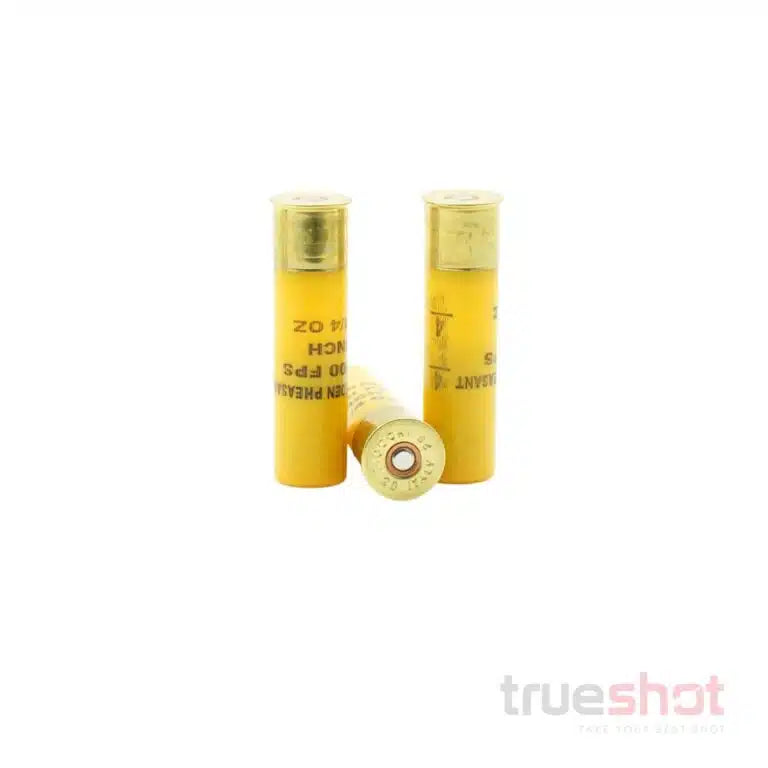 Fiocchi - Golden Pheasant Nickel Plated Lead - 20 Gauge - #4 Shot - 3" - 1-1/4 oz. - 1200 FPS