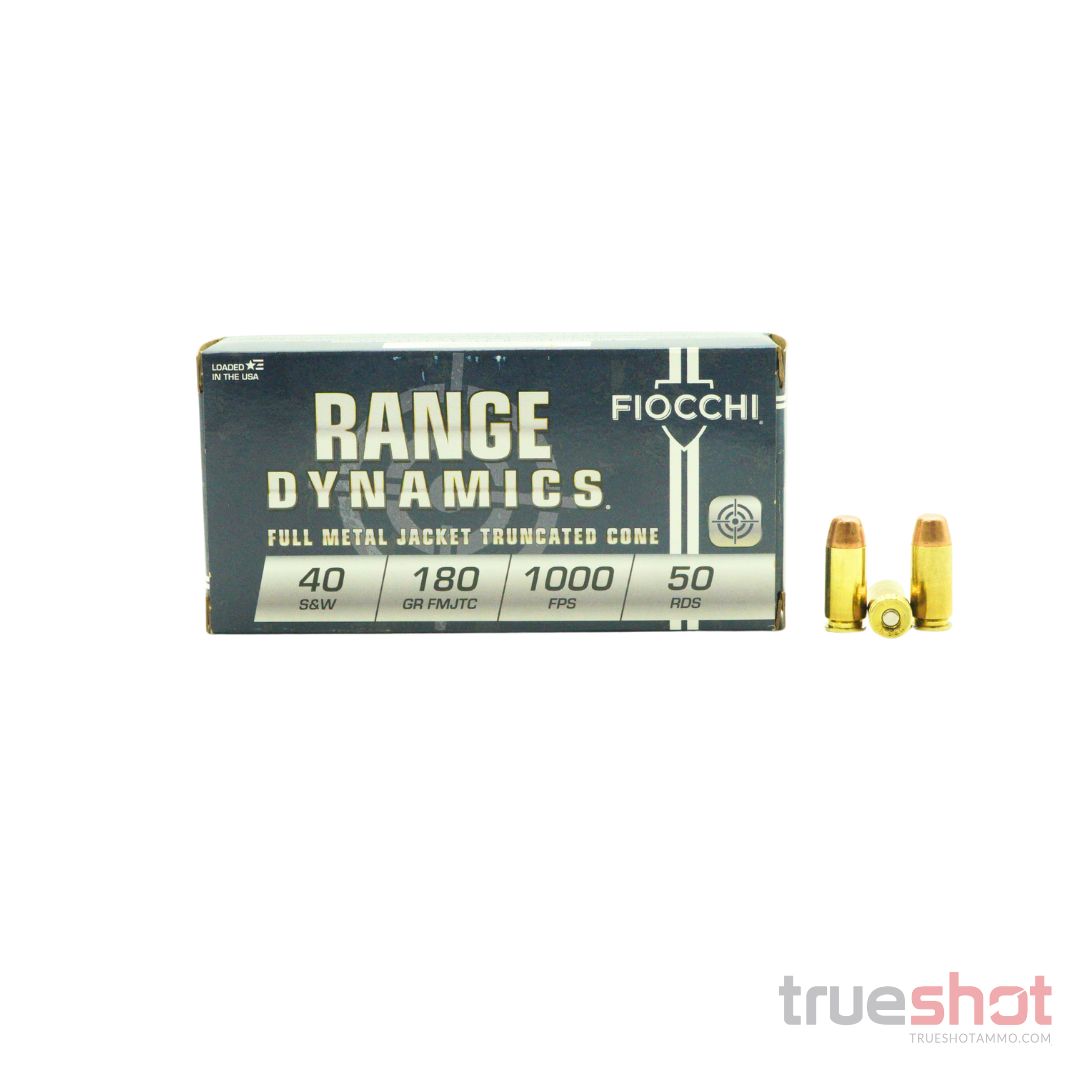 Fiocchi - Range Dynamics - 40 S&W - 180 Grain - FMJTC