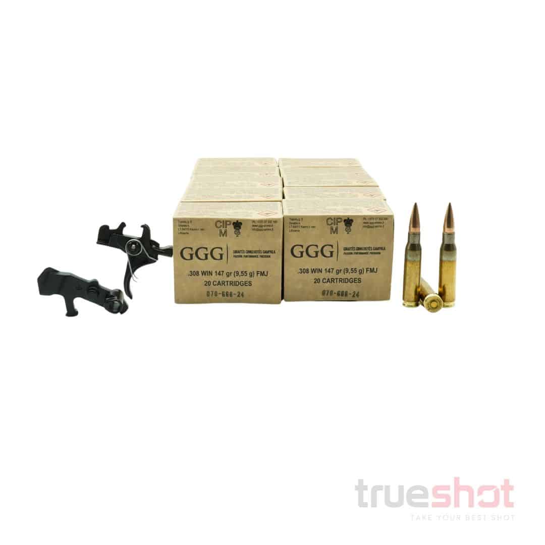 BUNDLE DEAL: Geissele Super Scar Trigger and 200 Rounds of 308 Win/7.62x51 Ammo