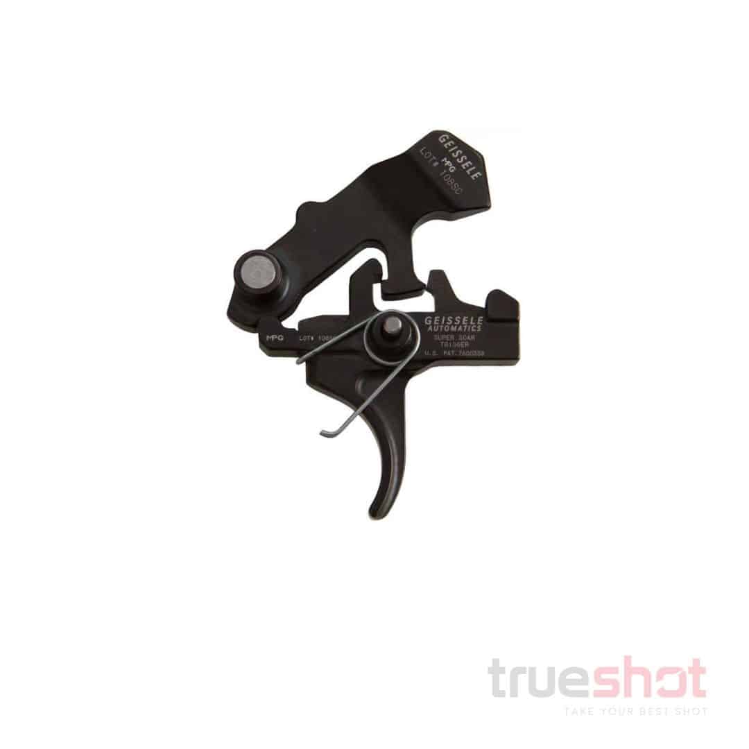 Geissele - Super Scar - 3 lb - 2 Stage - M4 Curved - Black - FN SCAR Trigger