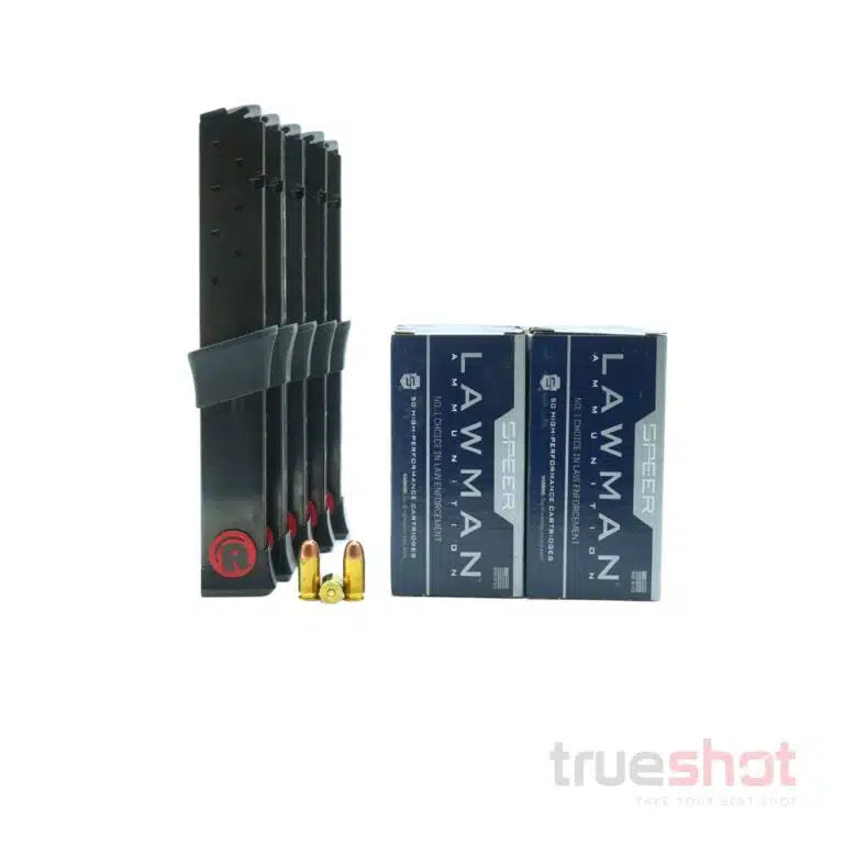 BUNDLE DEAL: 5 Black 20 Round Hi-Point 4595 Magazines and 500 Rounds of 45 ACP