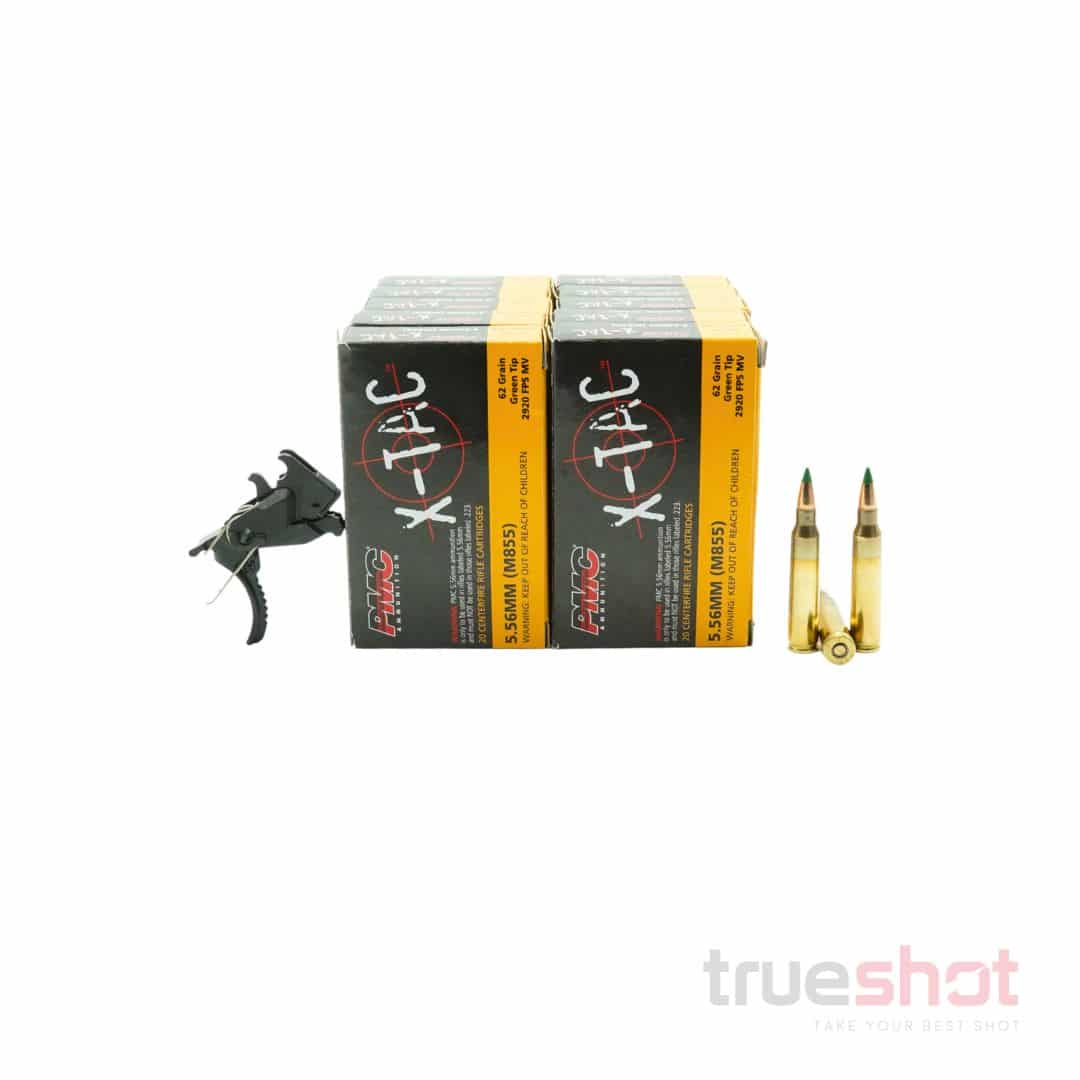 BUNDLE DEAL: Hiperfire Hipertouch Reflex Single Stage Curved AR-15 Trigger and 200 Rounds of Ammo