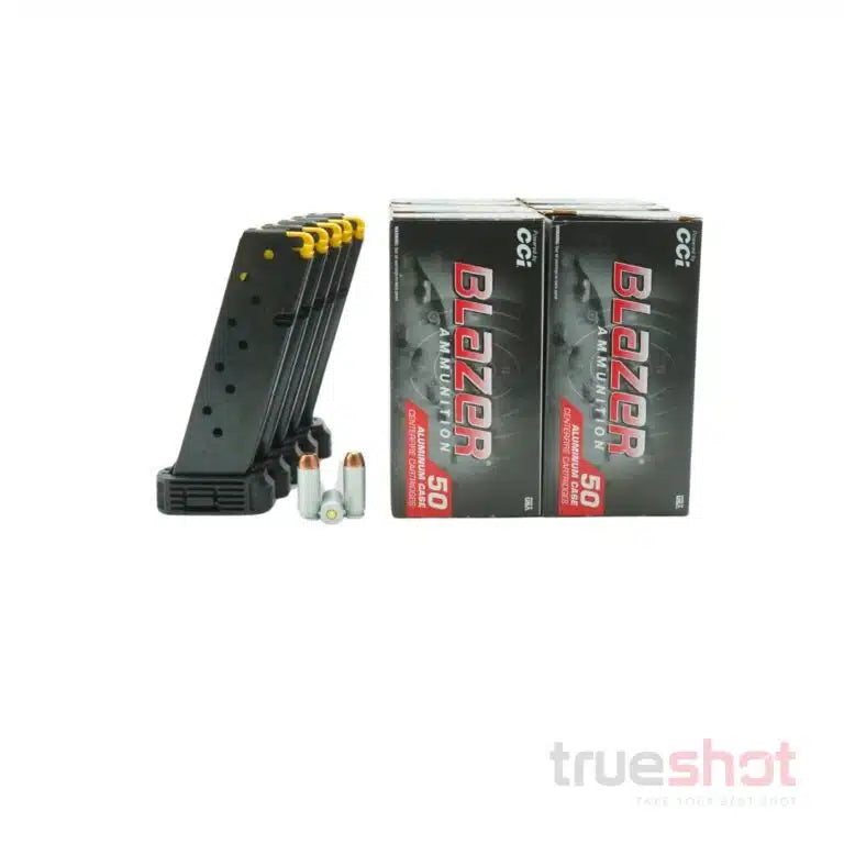 BUNDLE DEAL: 5 Black 10 Round Hi-Point 1095 Magazine and 500 Rounds of 10mm