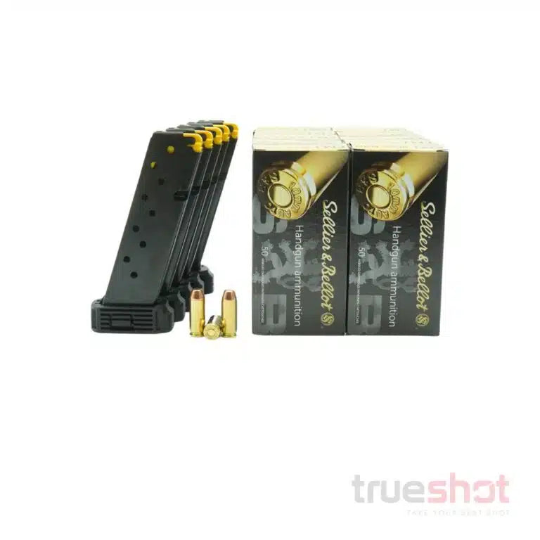 BUNDLE DEAL: 5 Black 10 Round Hi-Point 1095 Magazine and 500 Rounds of 10mm