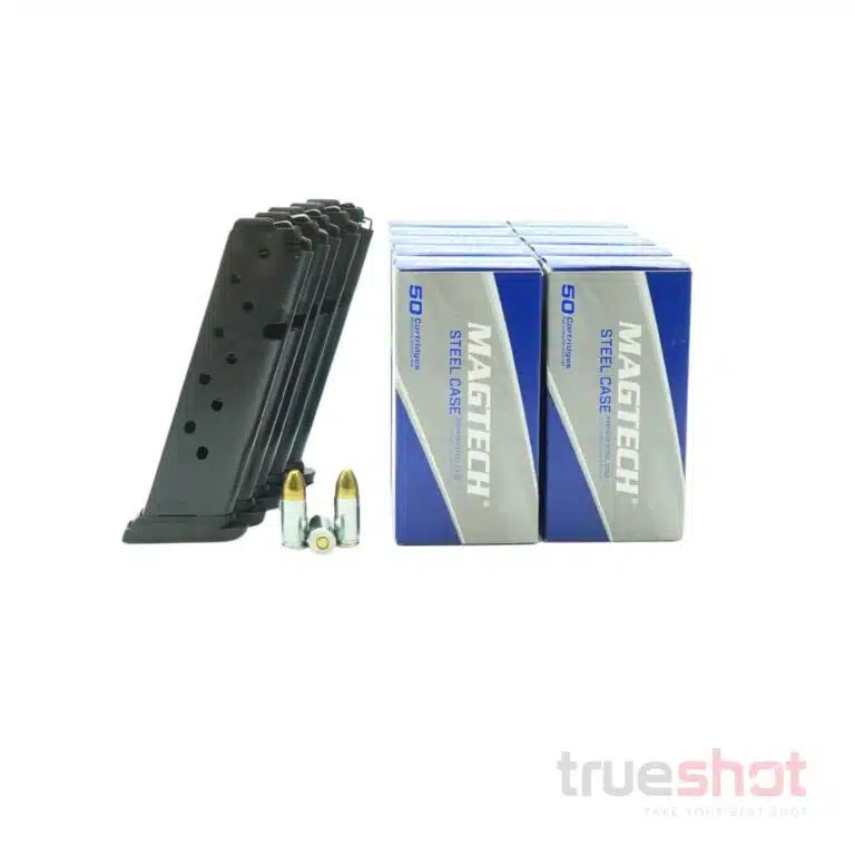 BUNDLE DEAL: 5 Black 10 Round Hi-Point 995 Magazine and 500 Rounds of Ammo