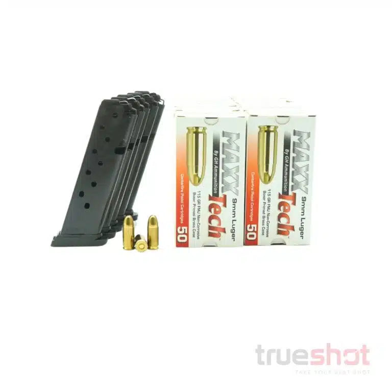 BUNDLE DEAL: 5 Black 10 Round Hi-Point 995 Magazine and 500 Rounds of Ammo