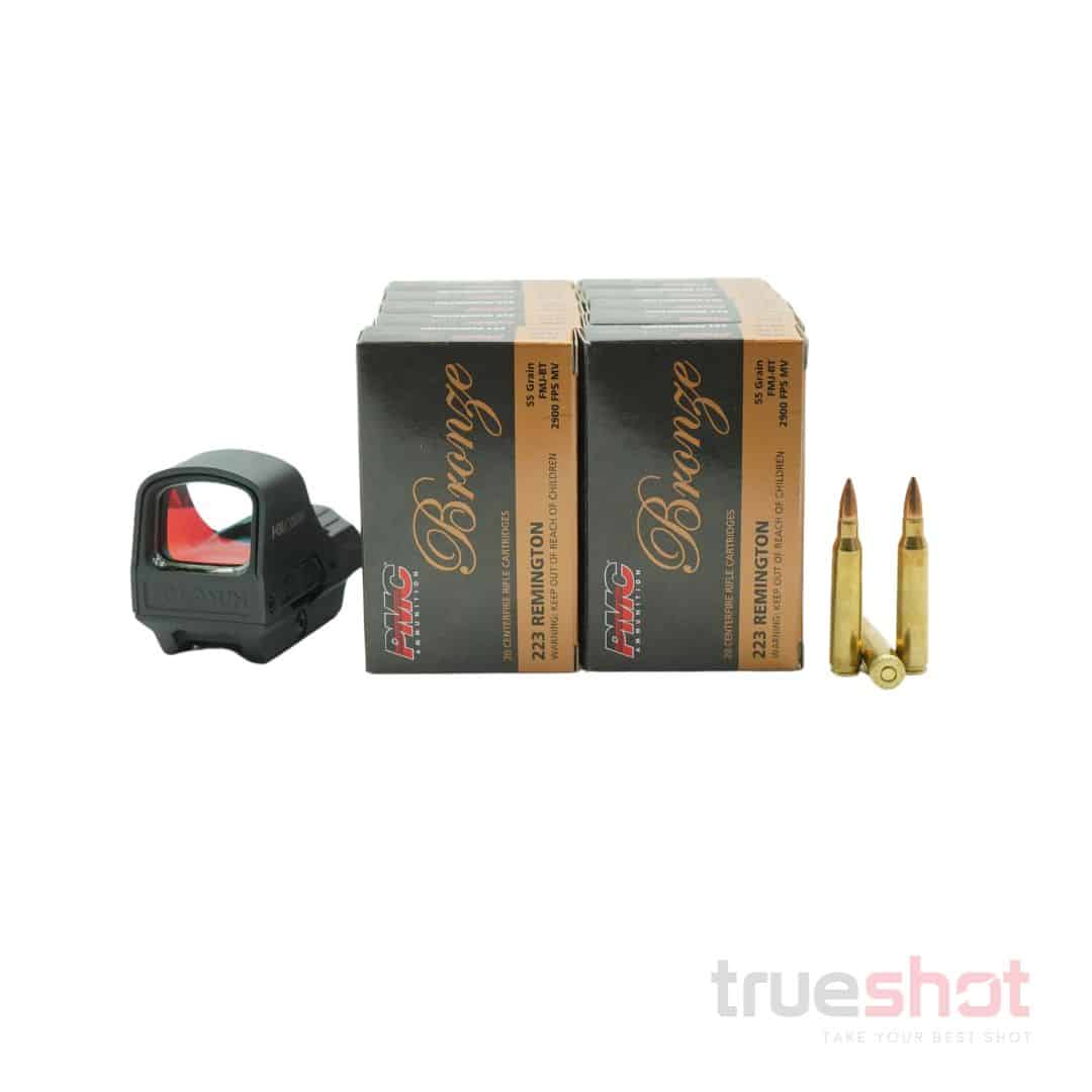 BUNDLE DEAL: Holosun 510C Red Dot Rifle Sight and 200 Rounds of Ammo