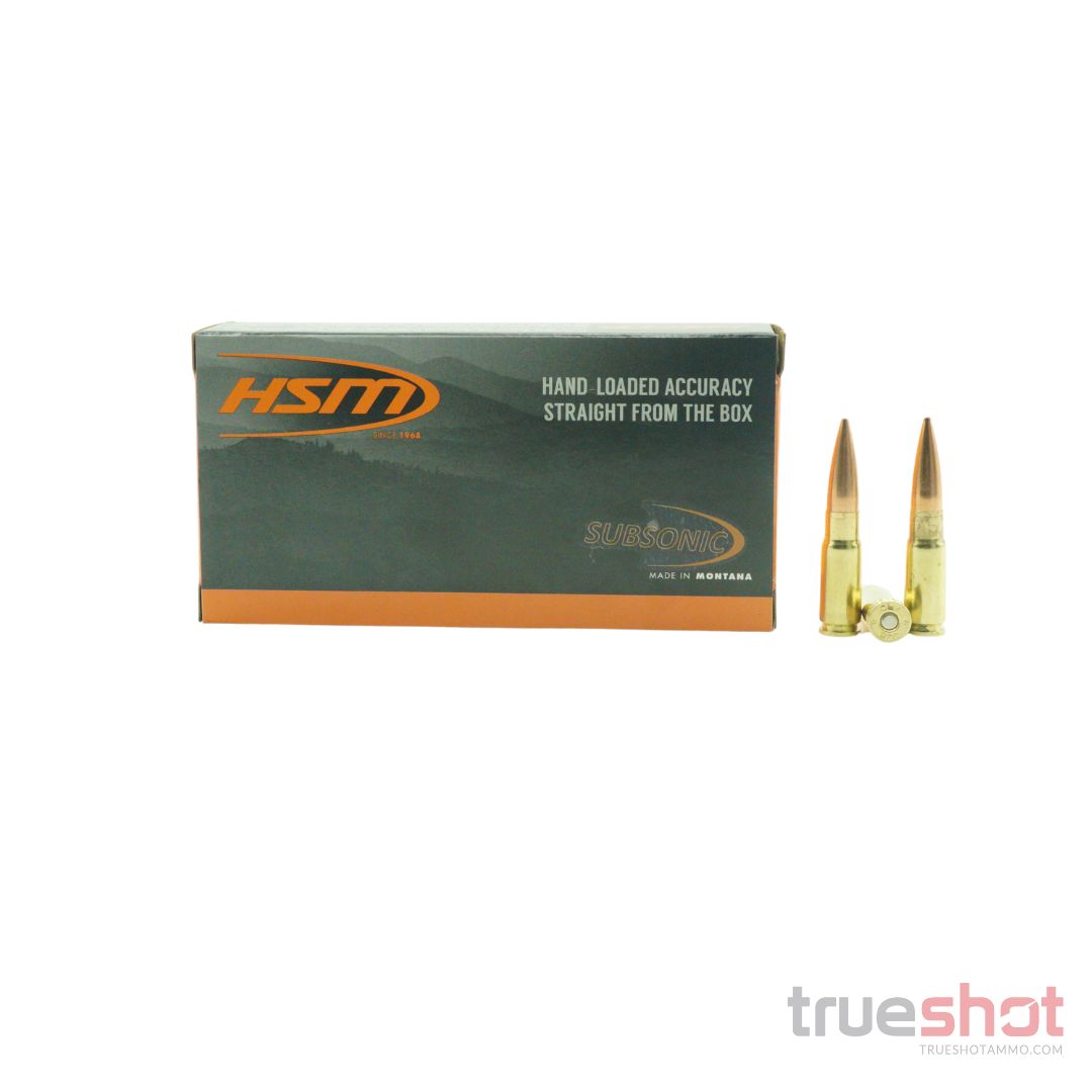 HSM - 338 ARC - 300 Grain - HPBT Match Subsonic