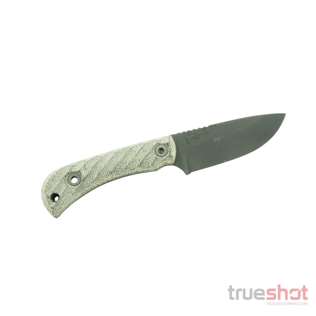 Half Face Blades - Cavner Jr. - Black - Drop Point - CPM S45VN - 3.5"