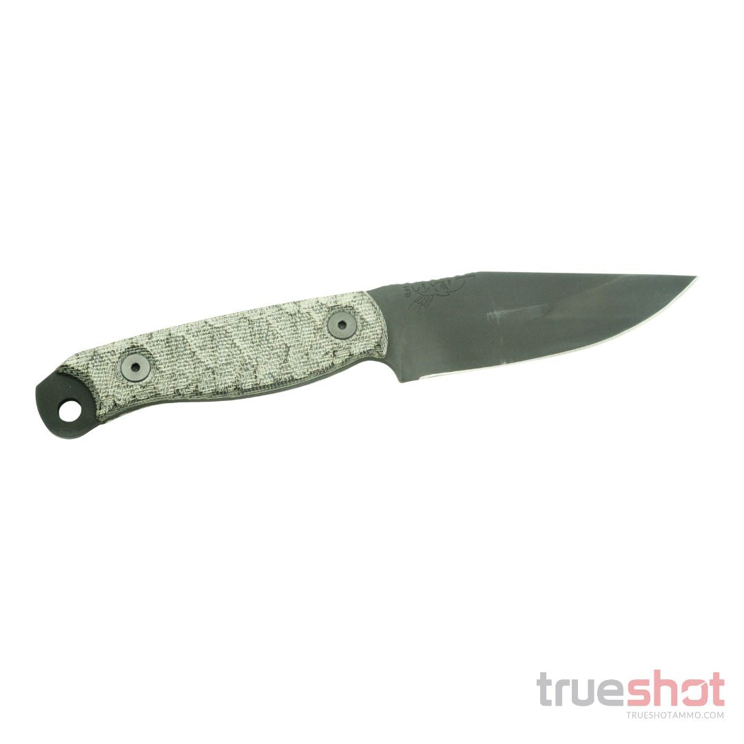 Half Face Blades - Crow Scalper - Black - Clip Point - CPM S45VN - 4"
