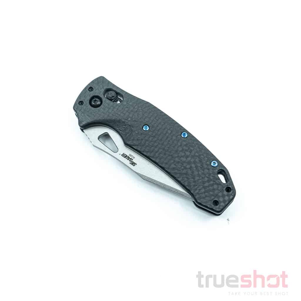 Hogue Collector Series - K320 Carbon - Black - Carbon Fiber - Stonewash Tanto - CPM-20CV - 3.5"