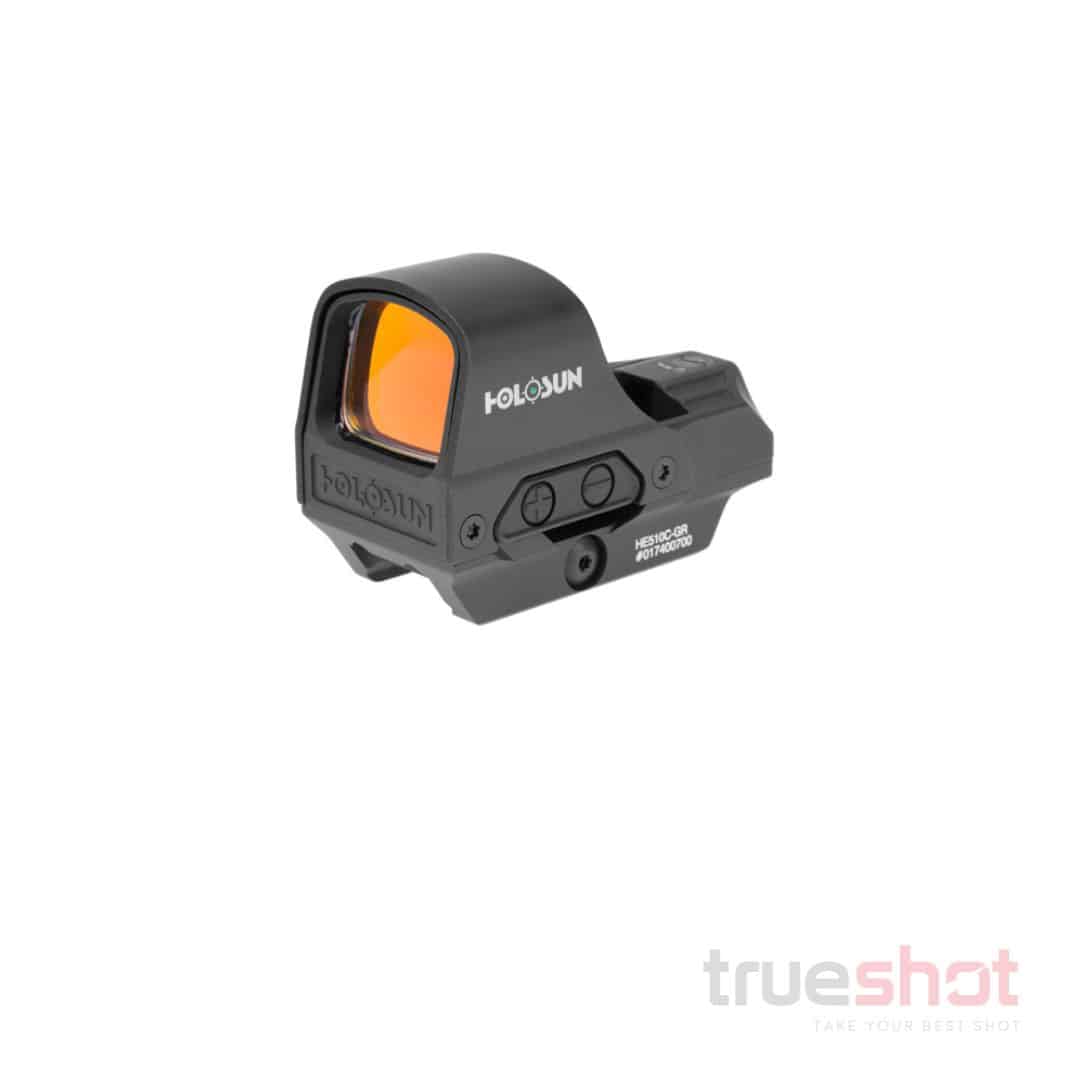 Holosun - 510C - 1x - 2 MOA & 65 MOA Circle - Black - Green Dot Rifle Sight