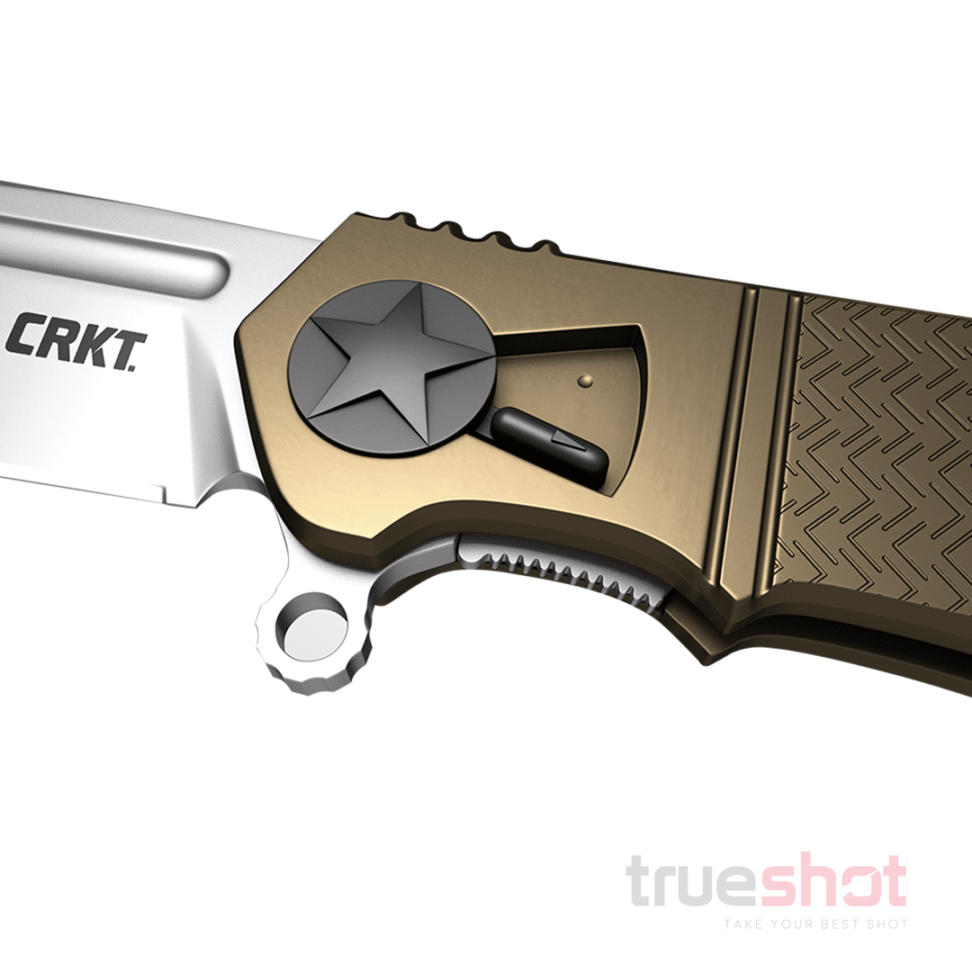 CRKT - Homefront - Brown - Aluminum - AUS-8 - 3.50"