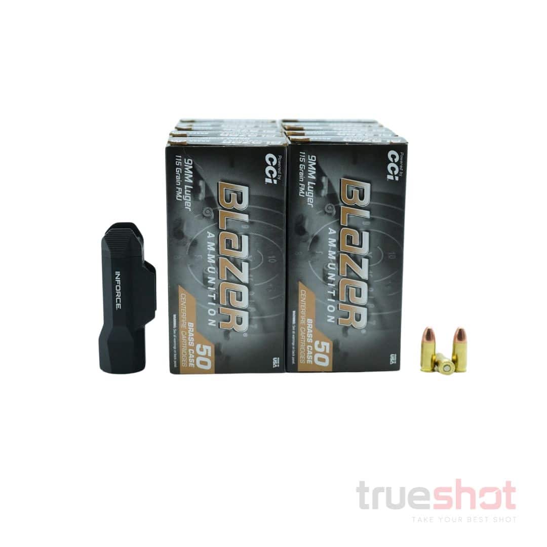 BUNDLE DEAL: Inforce Wild2 Pistol Light and 500 Rounds of Ammo