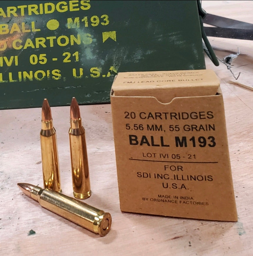 Indian Ordnance - 5.56x45mm - 55 Grain - FMJ