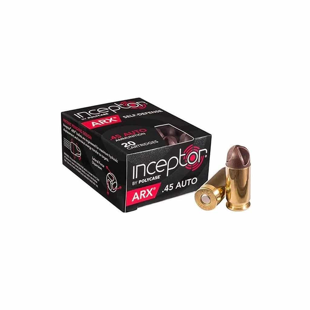 Inceptor - 45 Auto - 45 ACP - 118 Grain - Polymer Tip