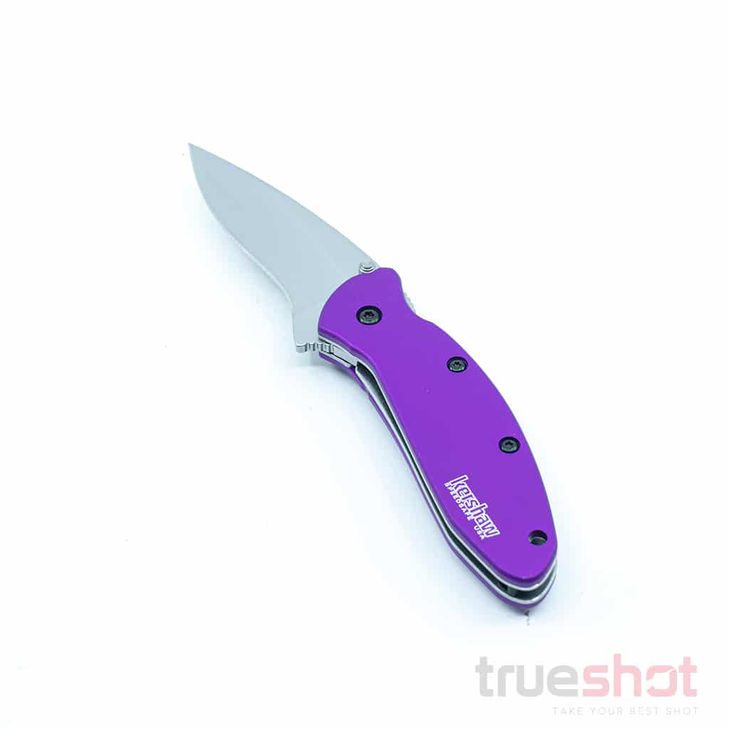 Kershaw Chive Purple Aluminum, 2.50 Inch Blade Length