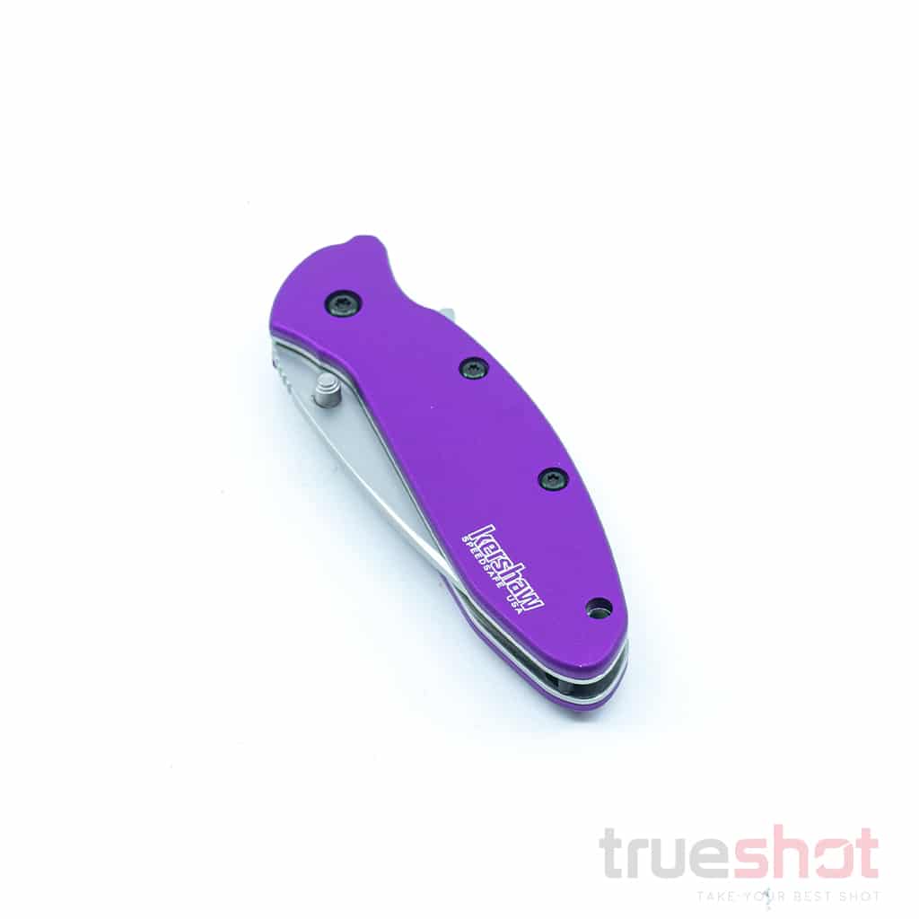 Kershaw - Scallion - Purple Aluminum - Bead Blast - 420 - 2.50"