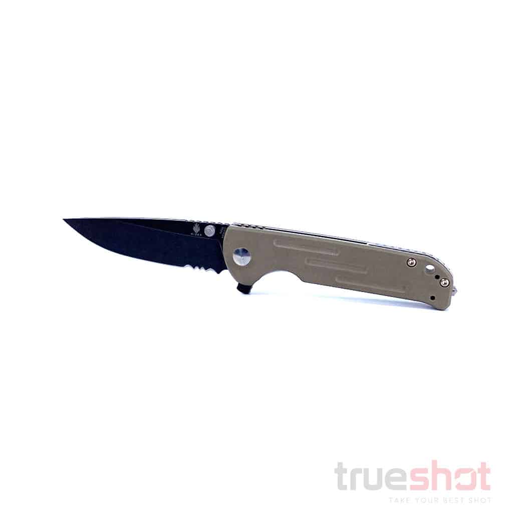 Kizer - Justice - N690- Desert-Sand- G-10 - Stainless Steel - 3.75"