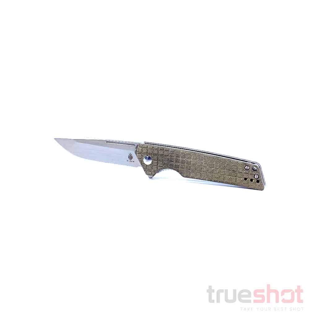 Kizer - Lan - Green - Micarta - Bohler N691 - 3.50"