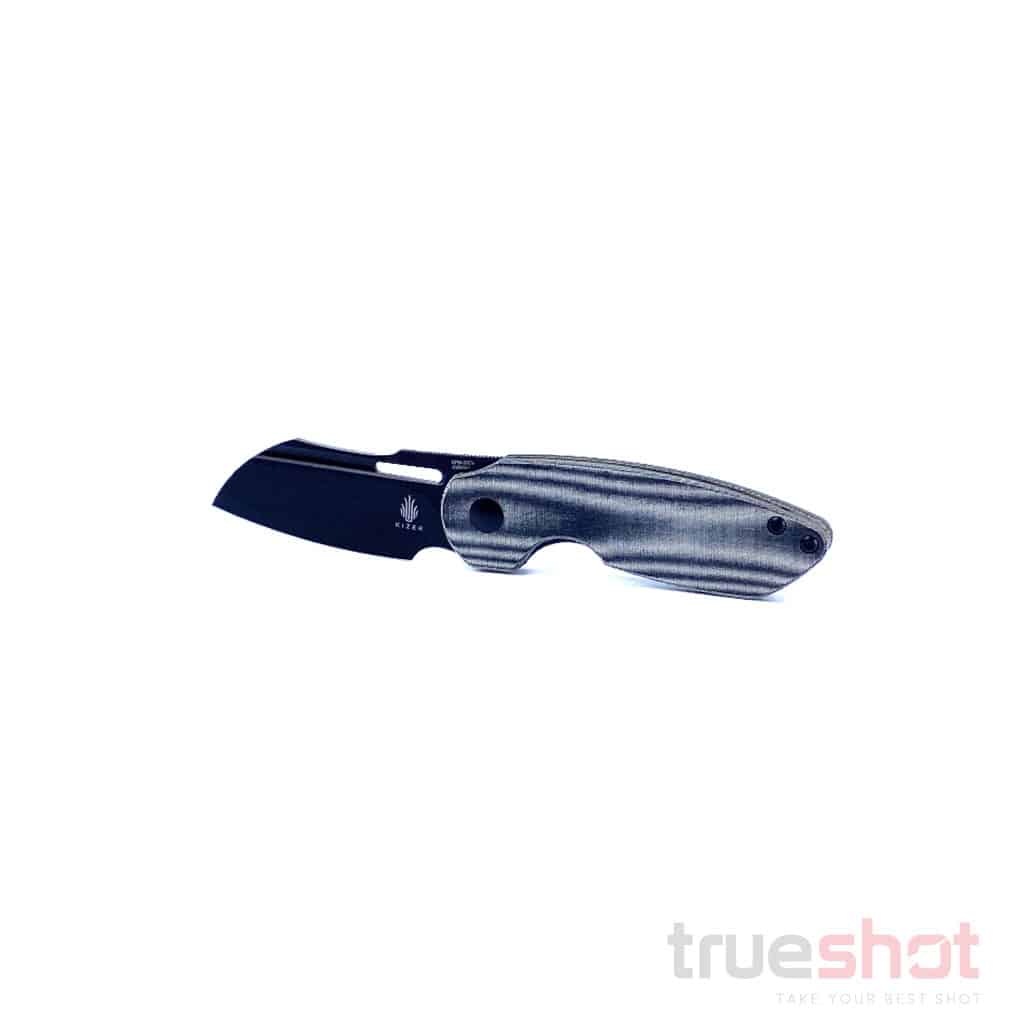Kizer - October - Black - Micarta - CPM 20CV - 2.875"