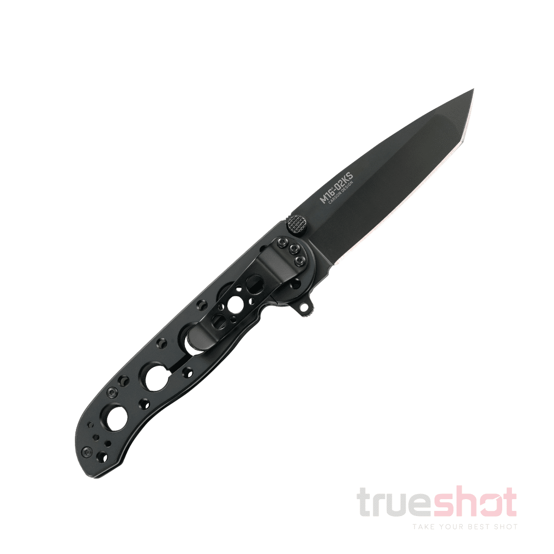 CRKT - M16-02KS Tanto Frame Lock - Black - Stainless Steel - Sandvik 12C27 - 3.05"