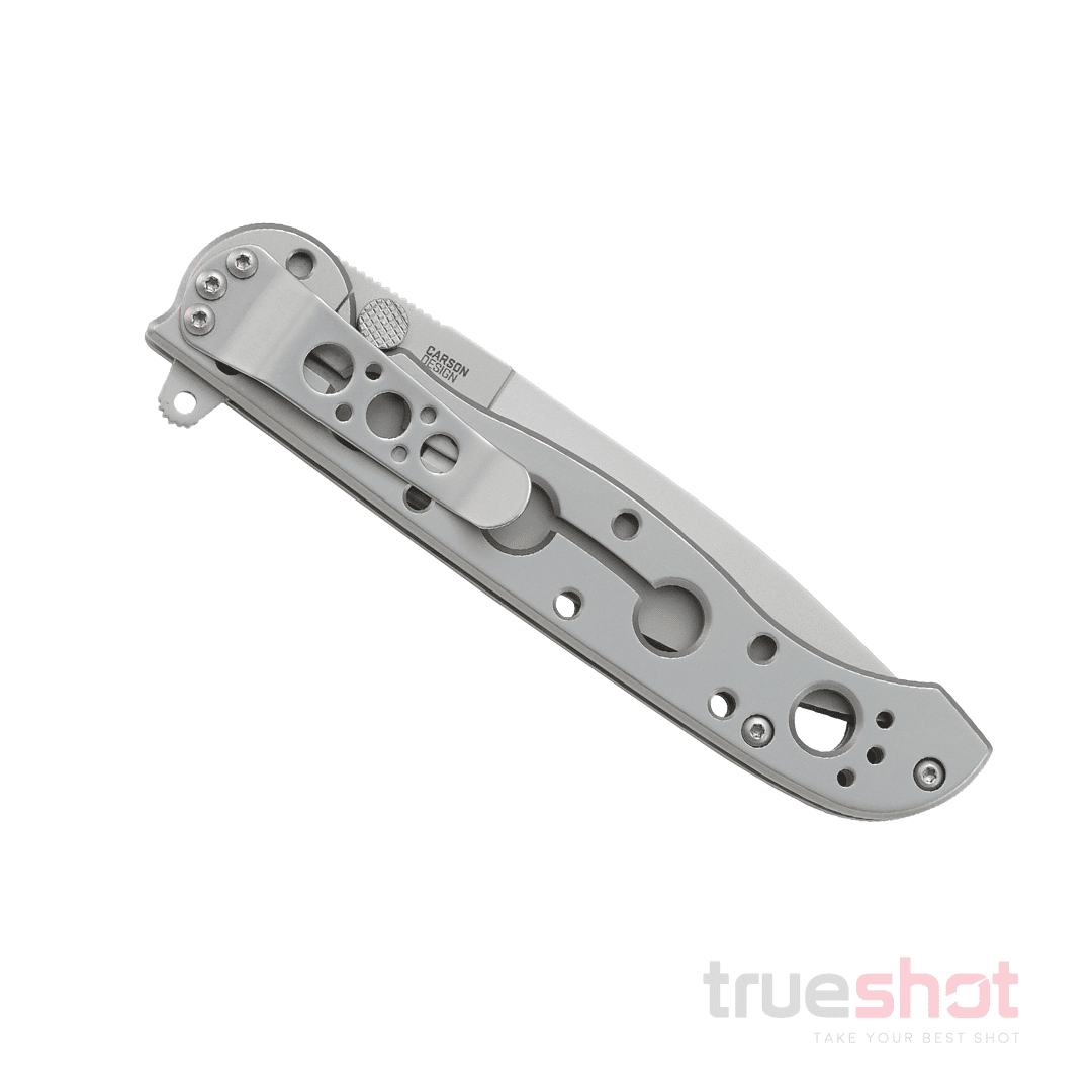 CRKT - M16-03SS Stainless Steel Frame Lock Spear Point - Gray - Sandvik 12C27 - 3.5"