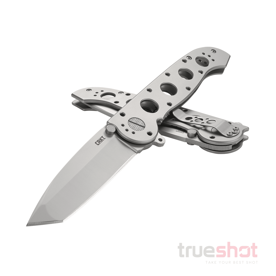 CRKT - M16-04SS Tanto Stainless Steel Frame Lock -Gray - Stainless Steel - Sandvik 12C27 - 3.875"