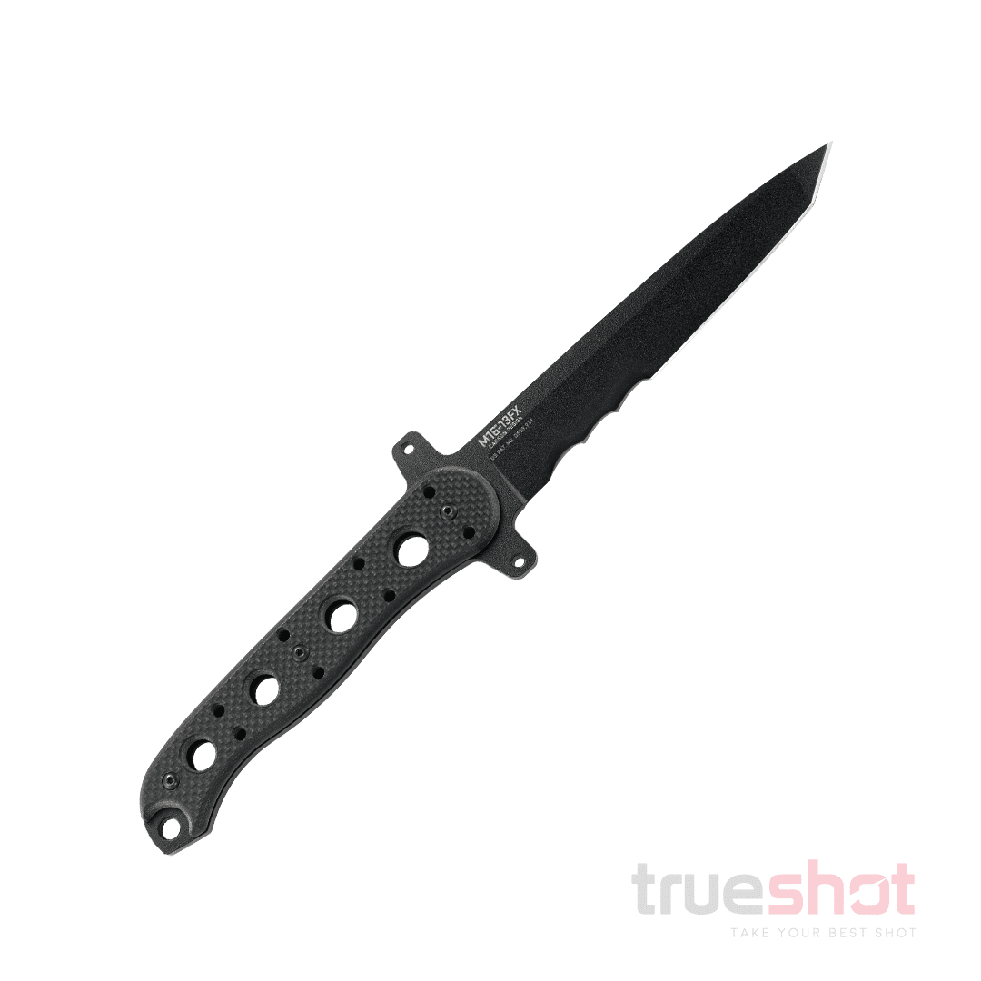 CRKT - M16-13FX Fixed Blade Serrated - Black - G-10 - SK-5 - 4.625"