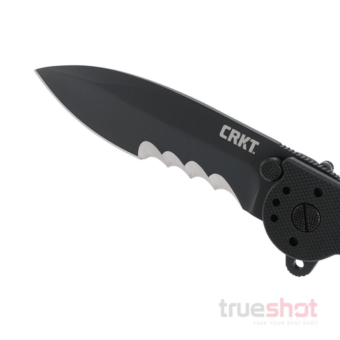 CRKT - M21-12G Serrated - Black - G-10 - Stainless Steel - 3.125"