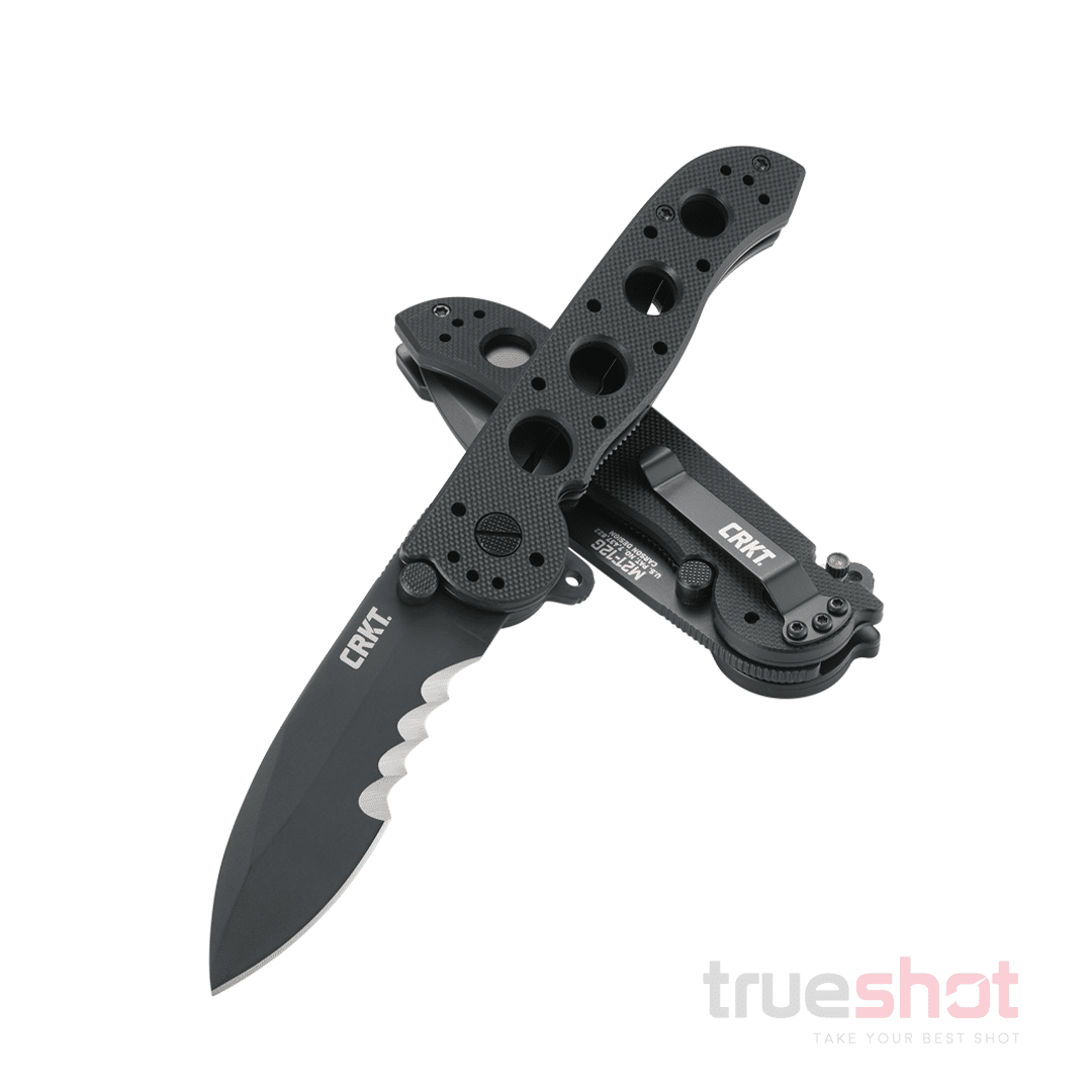 CRKT - M21-12G Serrated - Black - G-10 - Stainless Steel - 3.125"