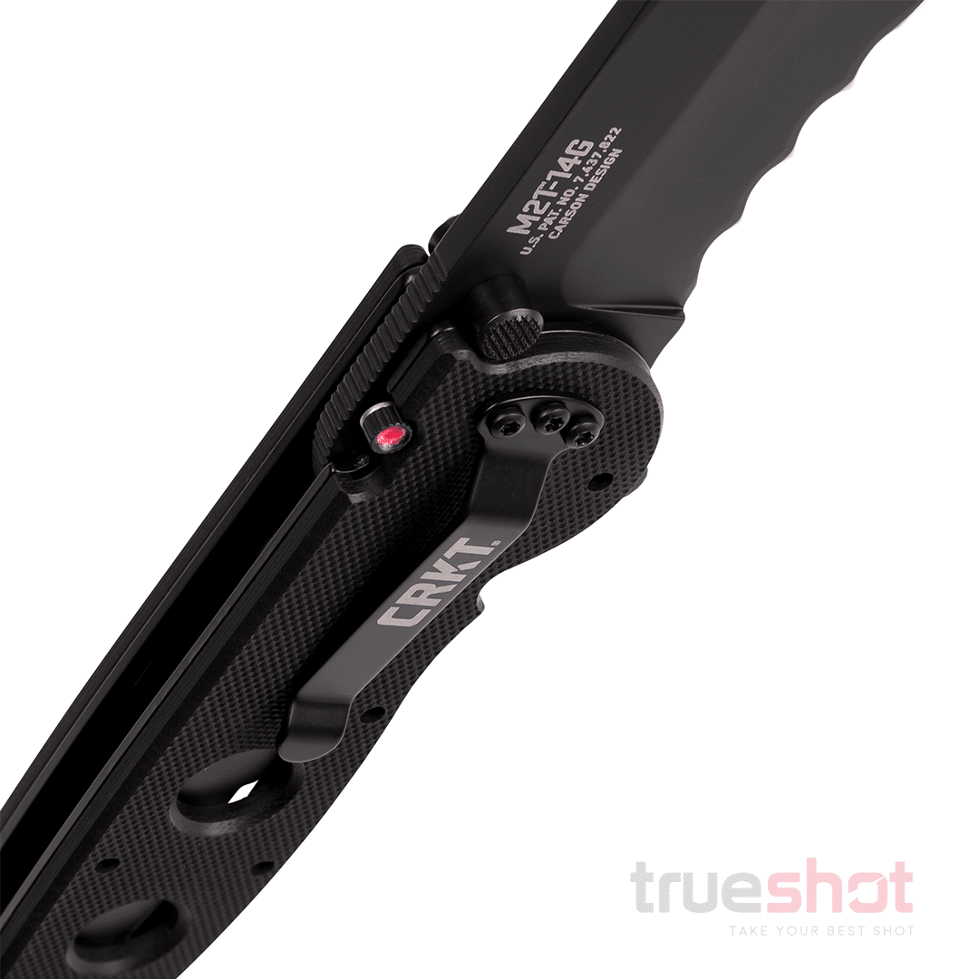 CRKT - Big Dog Serrated - Black - G-10 - Stainless Steel - 3.875"