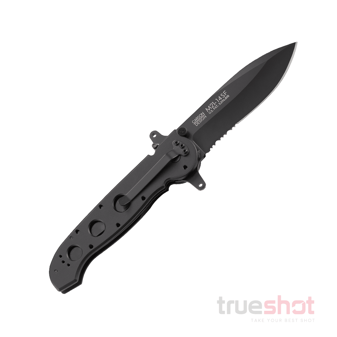CRKT - M21-14SF Special Forces Serrated - Black - Aluminum - AUS-8 - 3.875