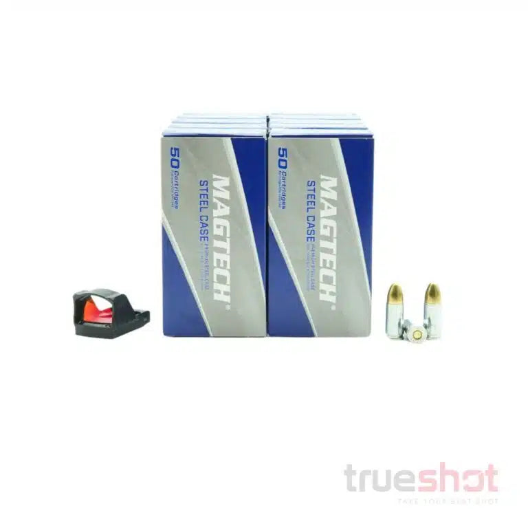 BUNDLE DEAL: Mecanik M01 RMSc Red Dot Pistol Sight and 500 Rounds of Ammo