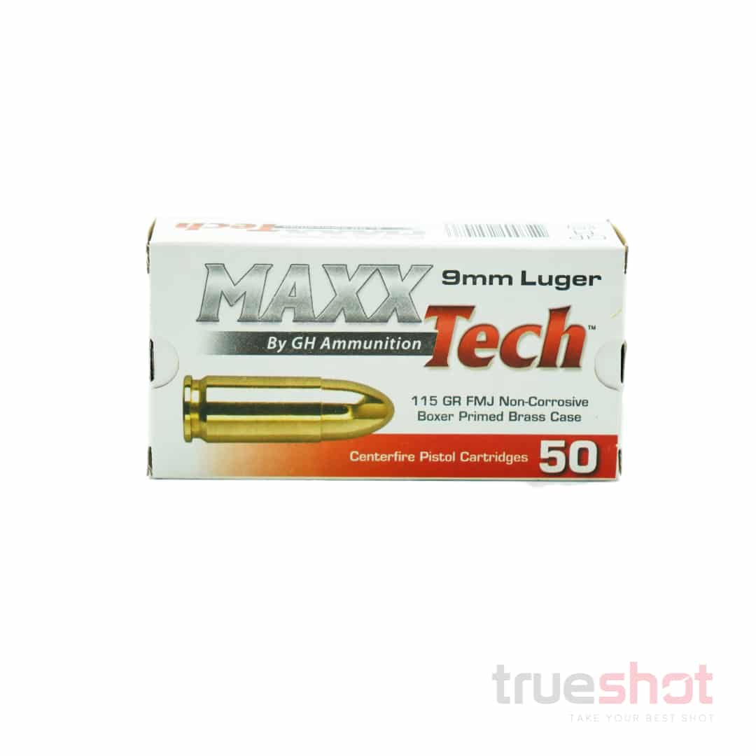 MaxxTech - 9mm - 115 Grain - FMJ