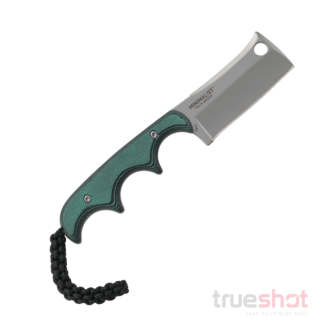 CRKT - Folts Minimalist Cleaver - Green - G-10 - Stainless Steel - 2.125"