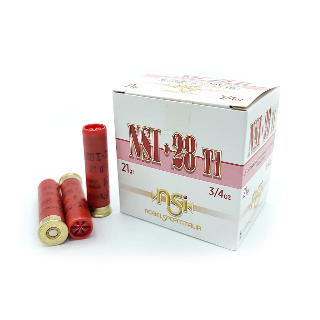 Nobel Sport - 28 T1 - 28 Gauge - #7.5 Shot - 2.75" - 3/4 oz. - 1300 FPS