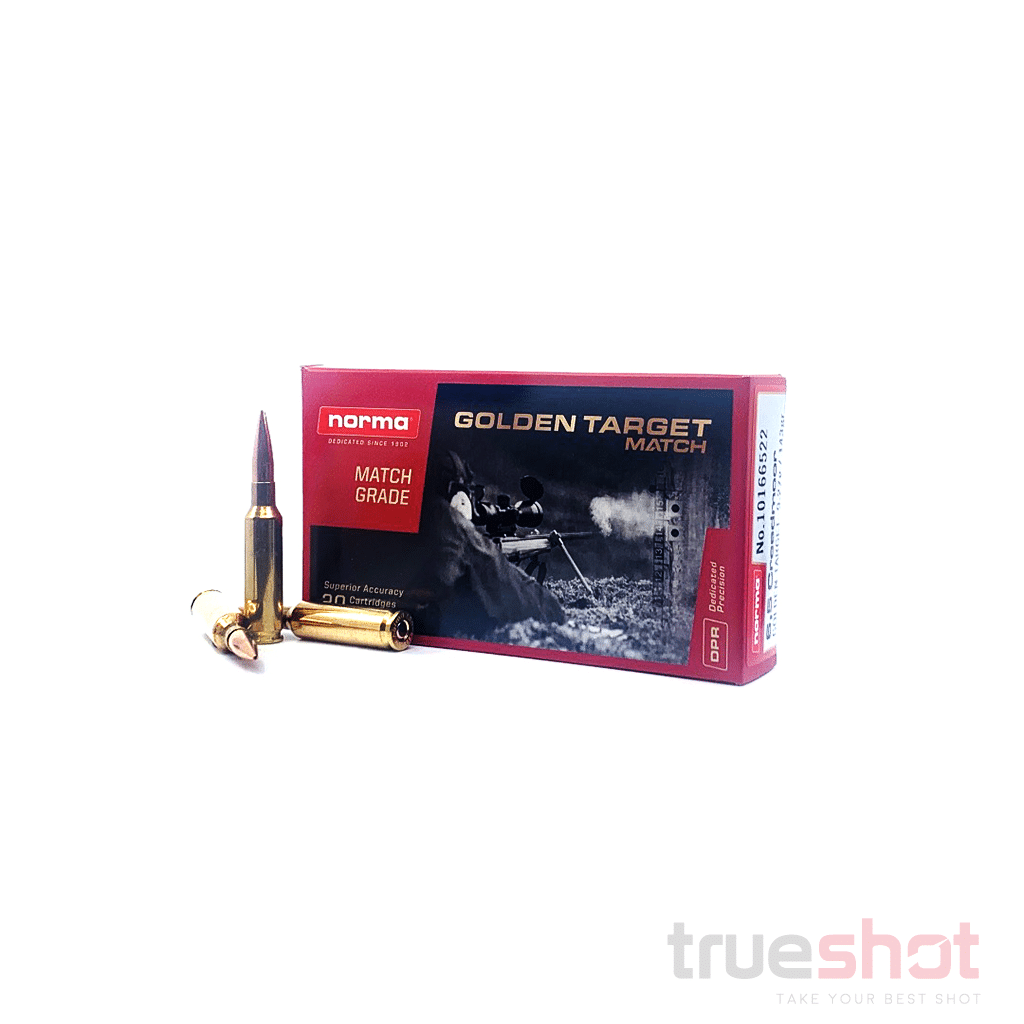 Norma|Norma Ammunition - Golden Target - 6.5 Creedmoor - 143 Grain - HPBT