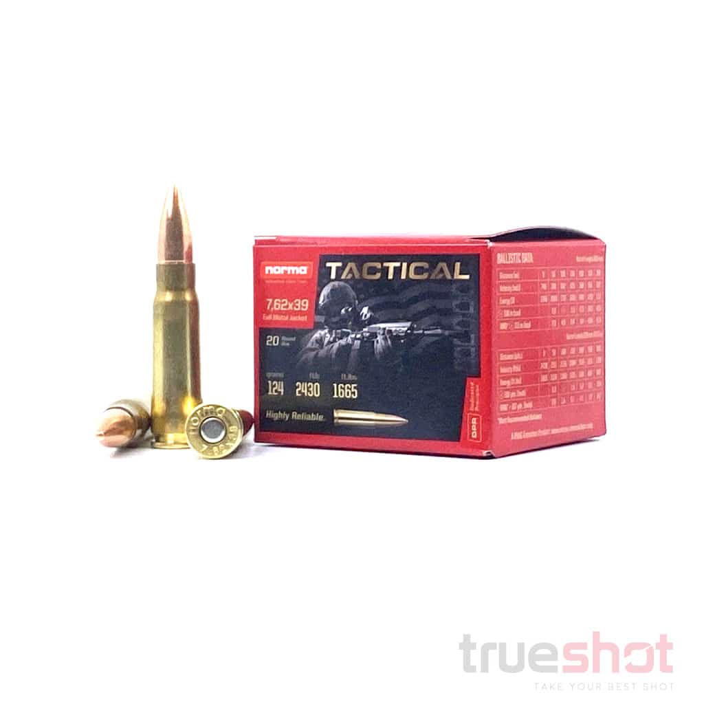Norma tactical 7.62x39 124 Grain FMJ