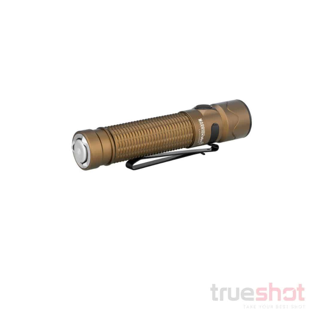 Olight - Warrior Mini 3 - 1,750 Lumens - Black/Tan - Portable Tactical Flashlight